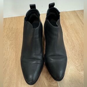 Alexander Wang Black Leather Ankle Boots